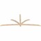 Ekena Millwork Davenport Smooth Timber Gable Bracket, Douglas Fir, 108"W x 45"H x 1 1/2"D x 3 1/2"F, 10/12 Pitch GBW108X45X0204DAV00SDF - alternate 5
